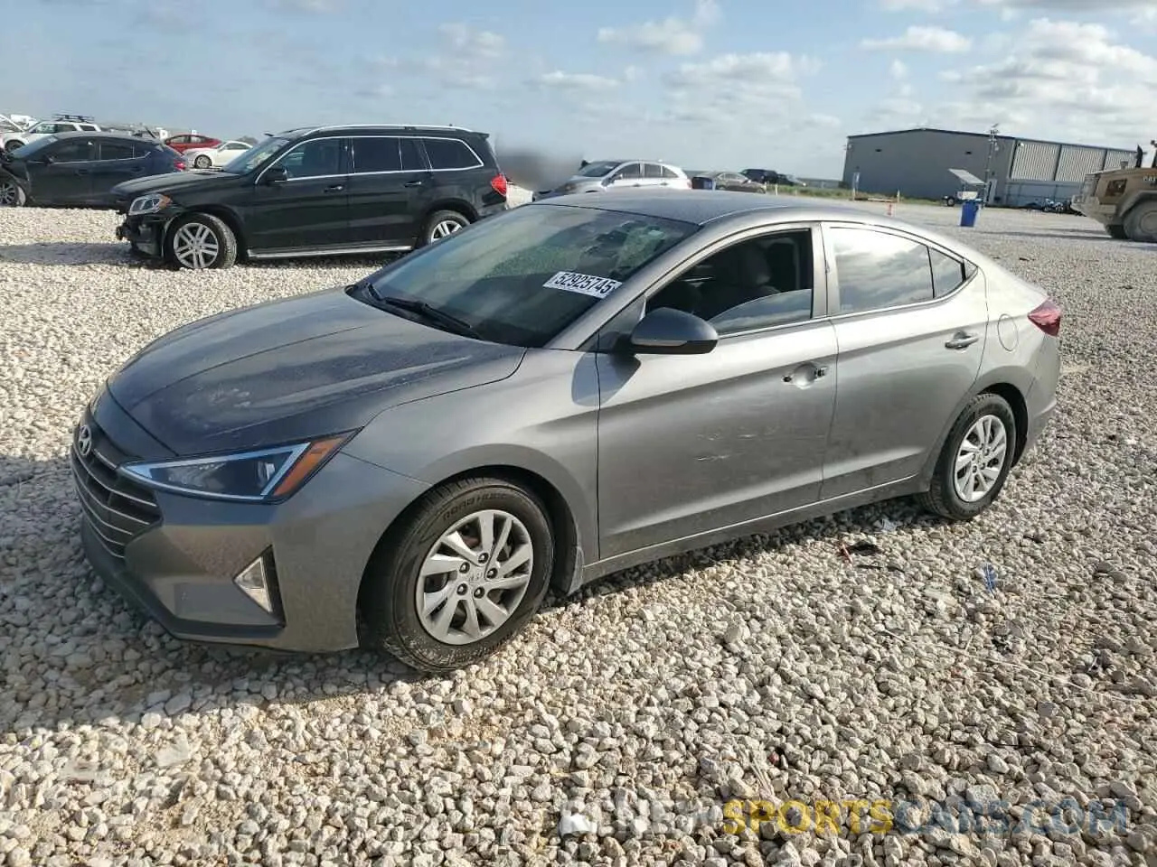 1 Photograph of a damaged car 5NPD74LF7KH476711 HYUNDAI ELANTRA 2019