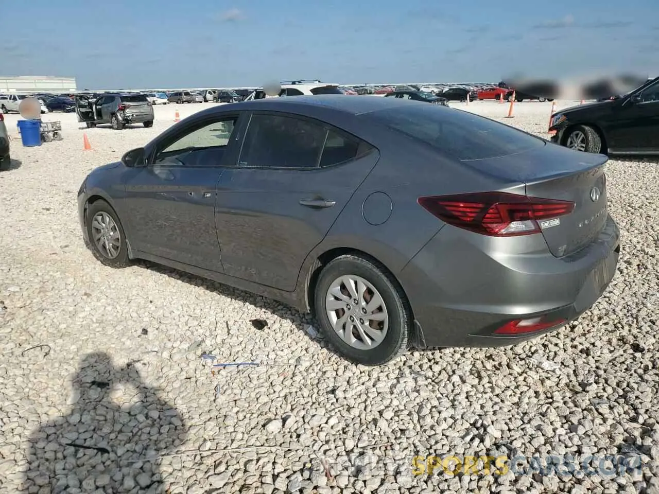 2 Photograph of a damaged car 5NPD74LF7KH476711 HYUNDAI ELANTRA 2019