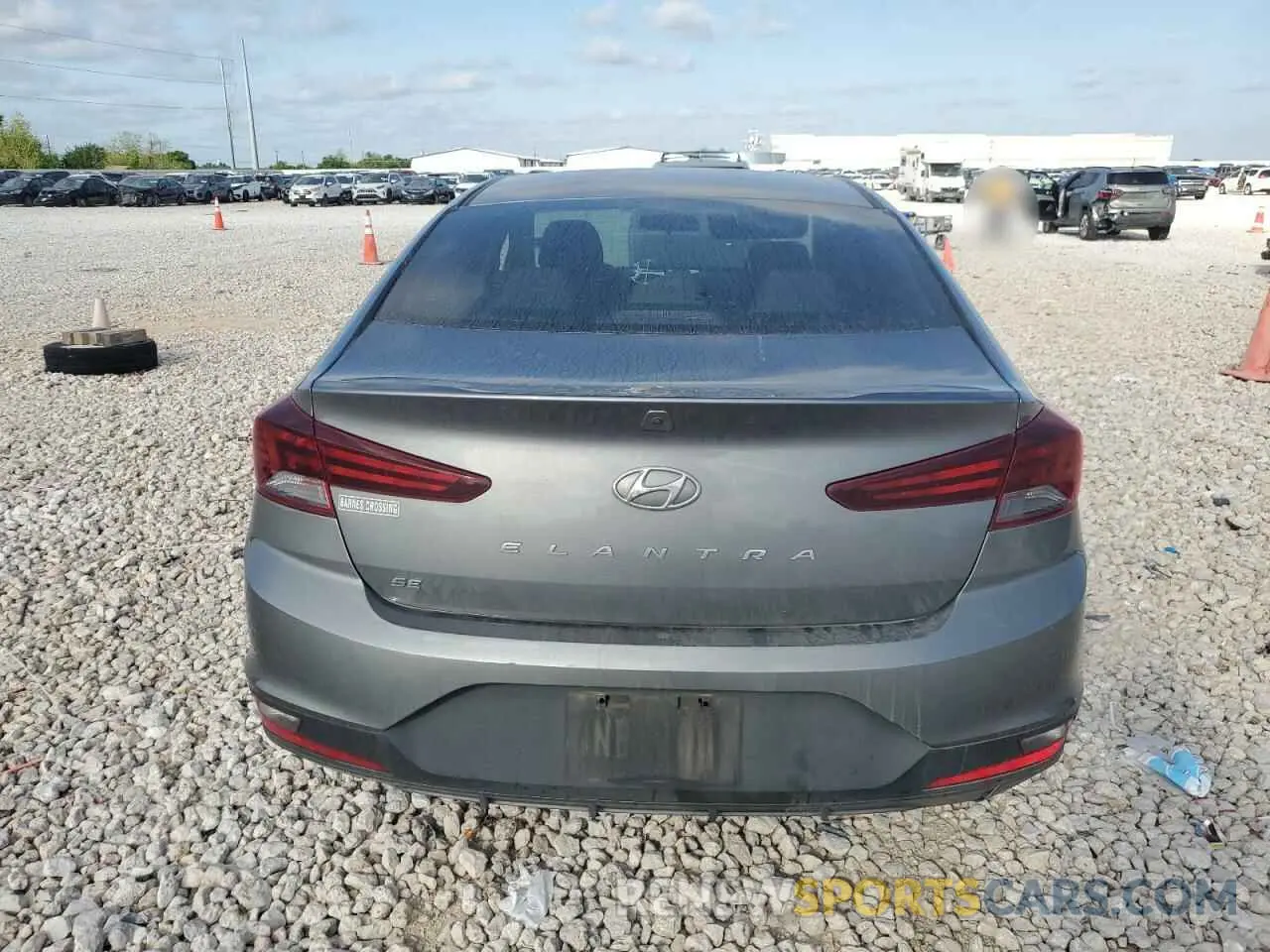 6 Photograph of a damaged car 5NPD74LF7KH476711 HYUNDAI ELANTRA 2019
