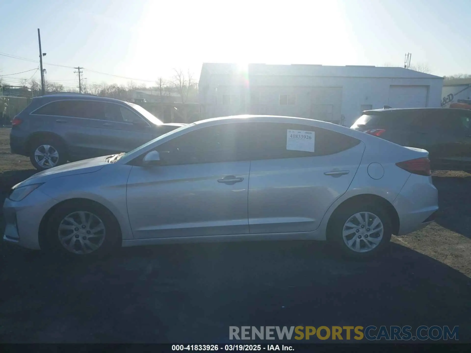 14 Photograph of a damaged car 5NPD74LF7KH493749 HYUNDAI ELANTRA 2019