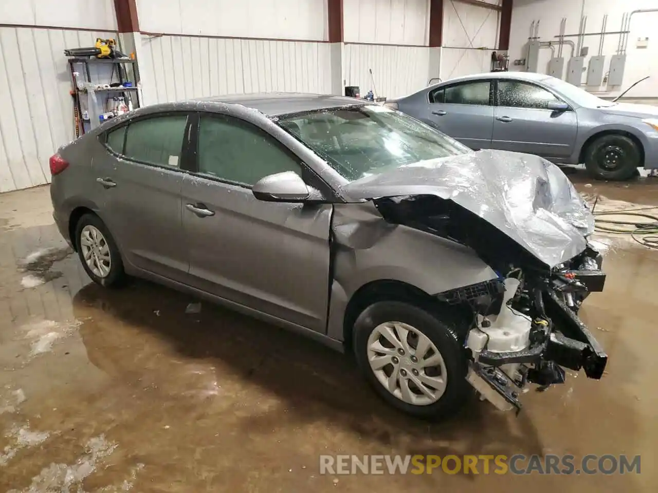 4 Photograph of a damaged car 5NPD74LF7KH495887 HYUNDAI ELANTRA 2019