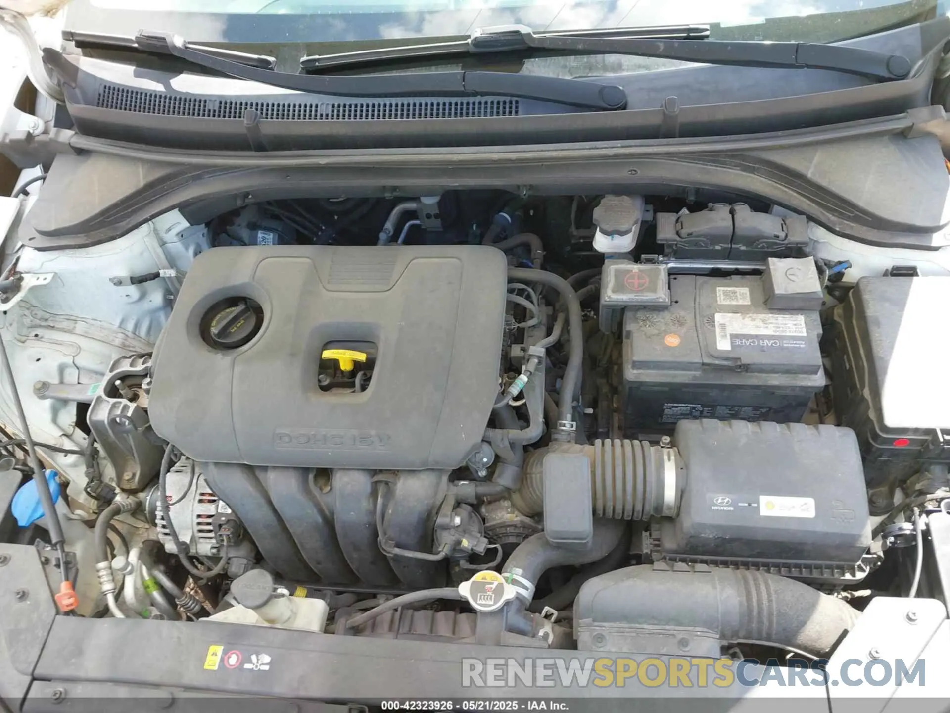 10 Photograph of a damaged car 5NPD74LF8KH411799 HYUNDAI ELANTRA 2019