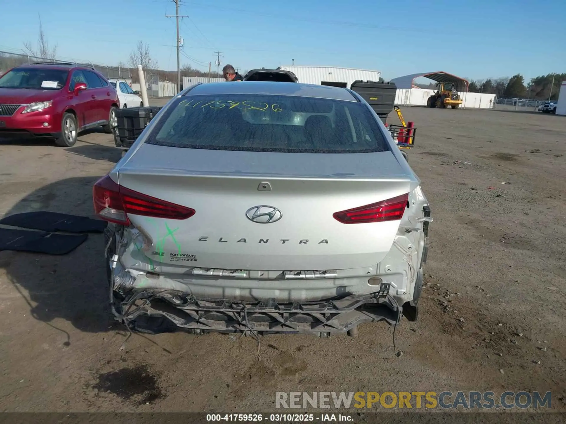 17 Photograph of a damaged car 5NPD74LF8KH440977 HYUNDAI ELANTRA 2019