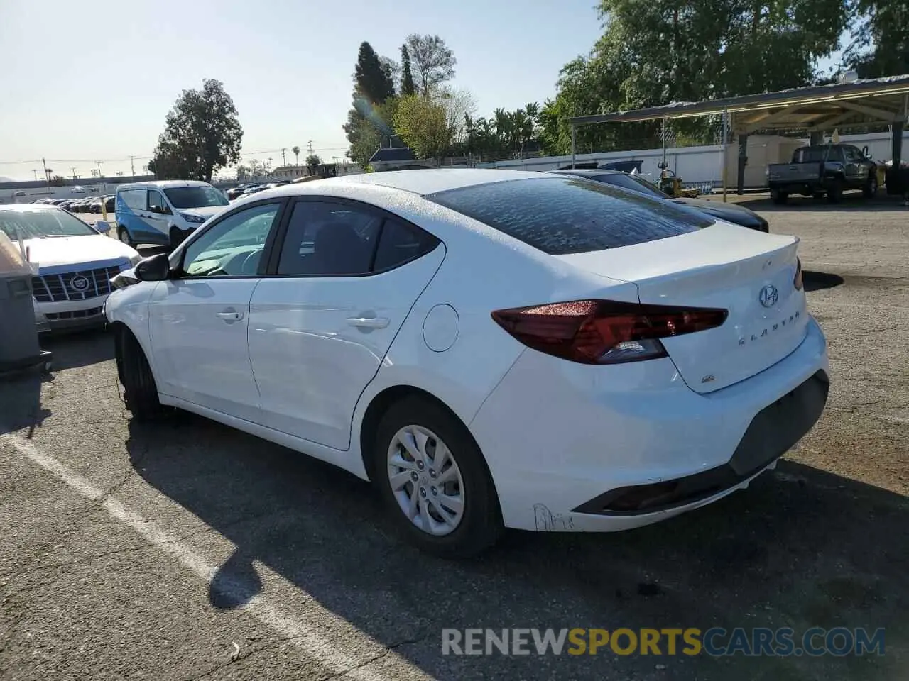 2 Photograph of a damaged car 5NPD74LF8KH450716 HYUNDAI ELANTRA 2019