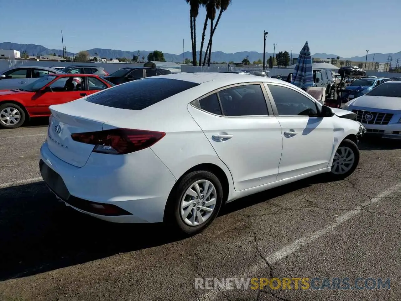 3 Photograph of a damaged car 5NPD74LF8KH450716 HYUNDAI ELANTRA 2019