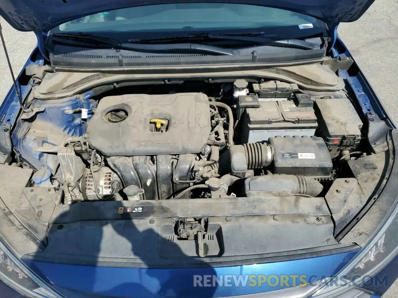 11 Photograph of a damaged car 5NPD74LF8KH455088 HYUNDAI ELANTRA 2019