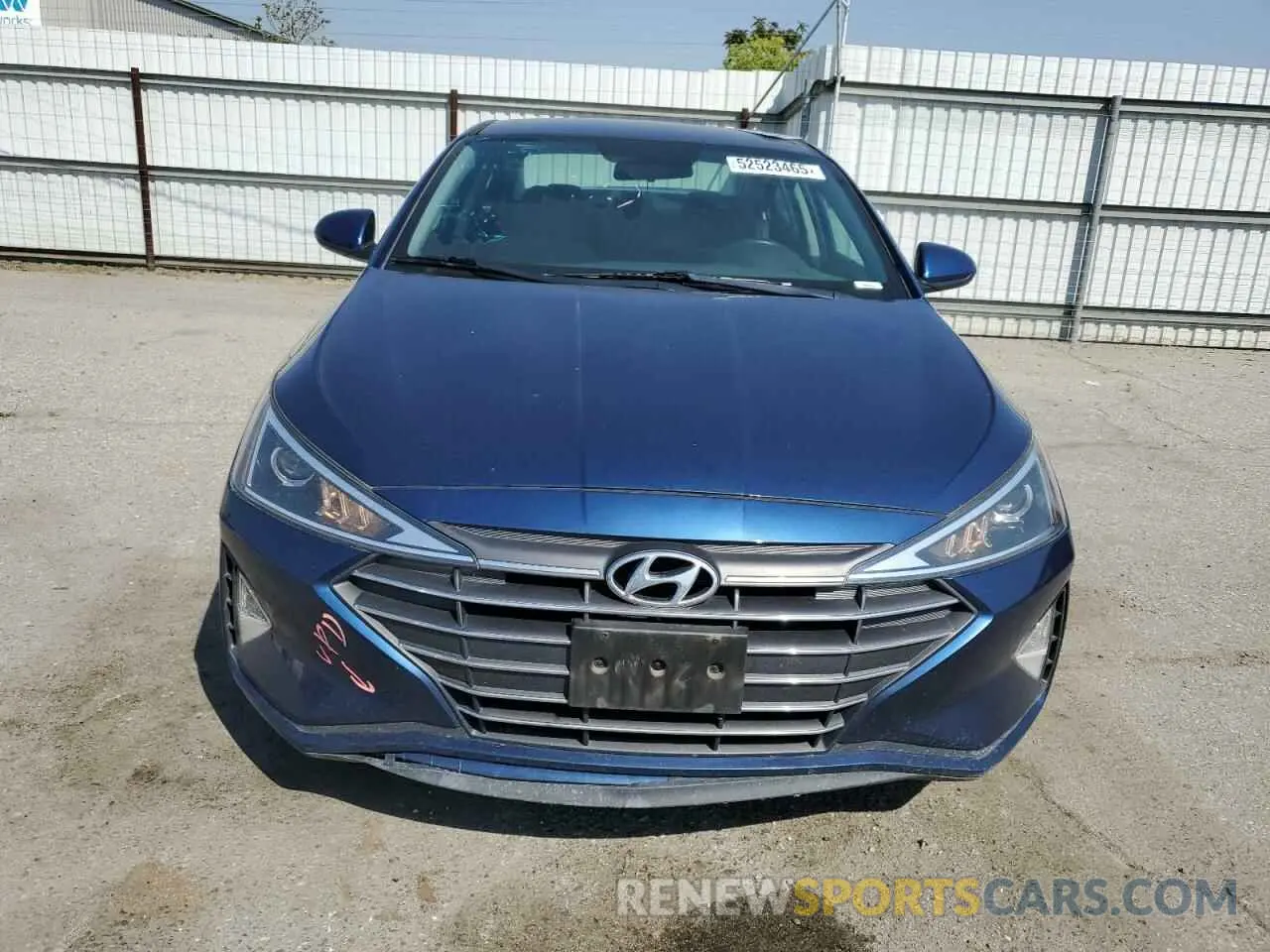 5 Photograph of a damaged car 5NPD74LF8KH455088 HYUNDAI ELANTRA 2019