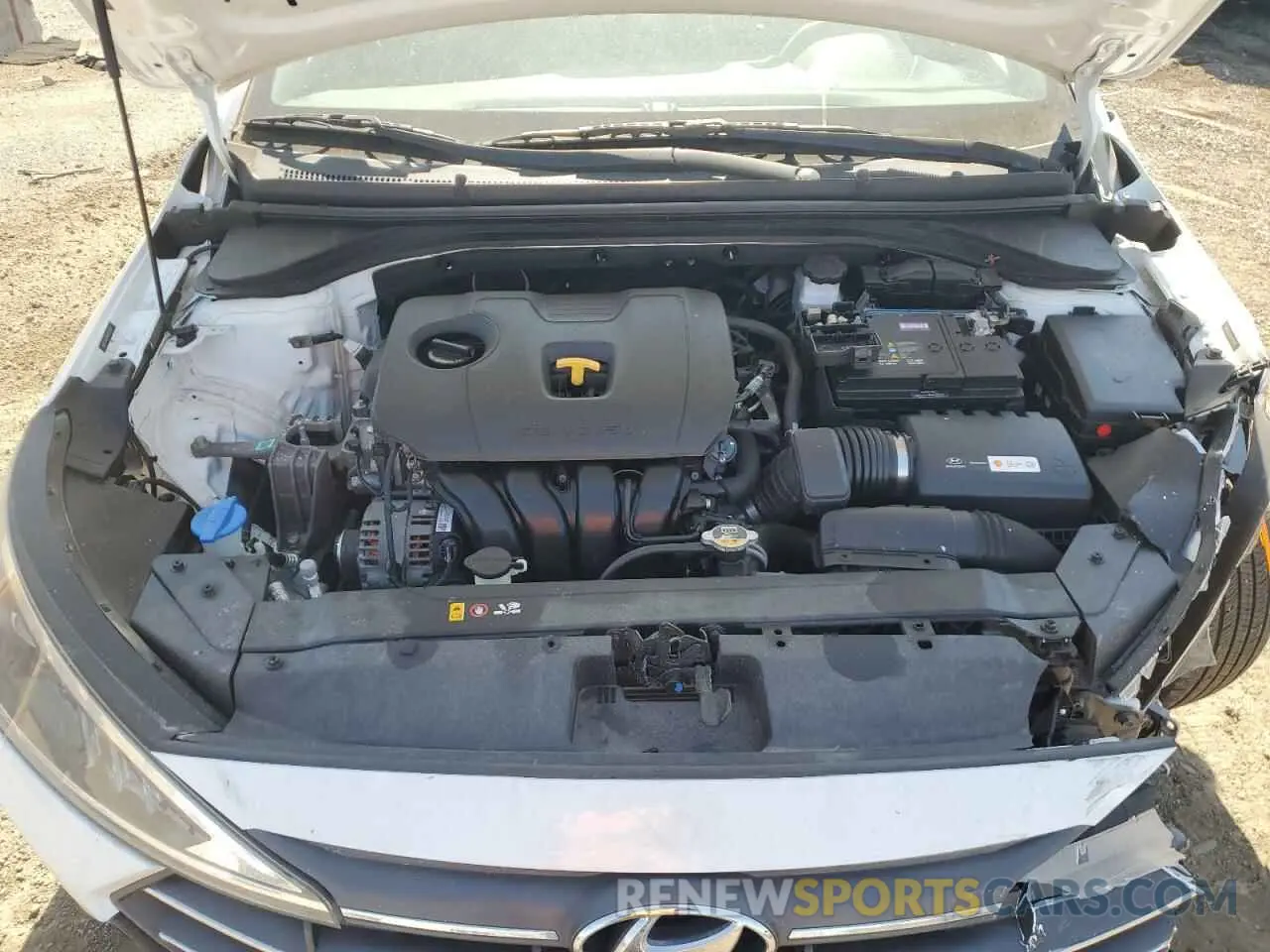 11 Photograph of a damaged car 5NPD74LF8KH455852 HYUNDAI ELANTRA 2019