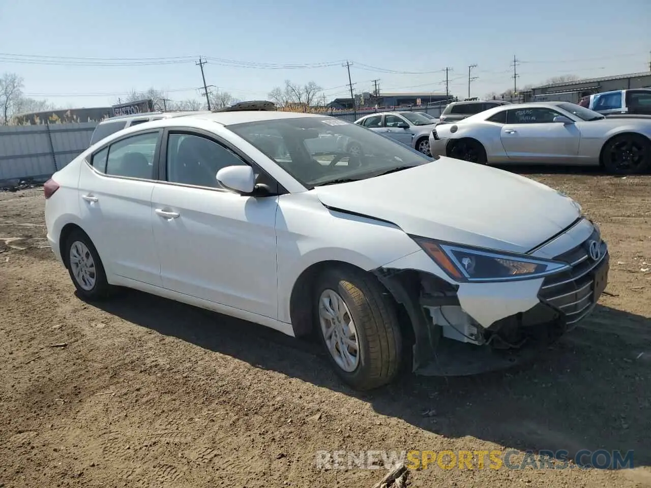 4 Photograph of a damaged car 5NPD74LF8KH455852 HYUNDAI ELANTRA 2019