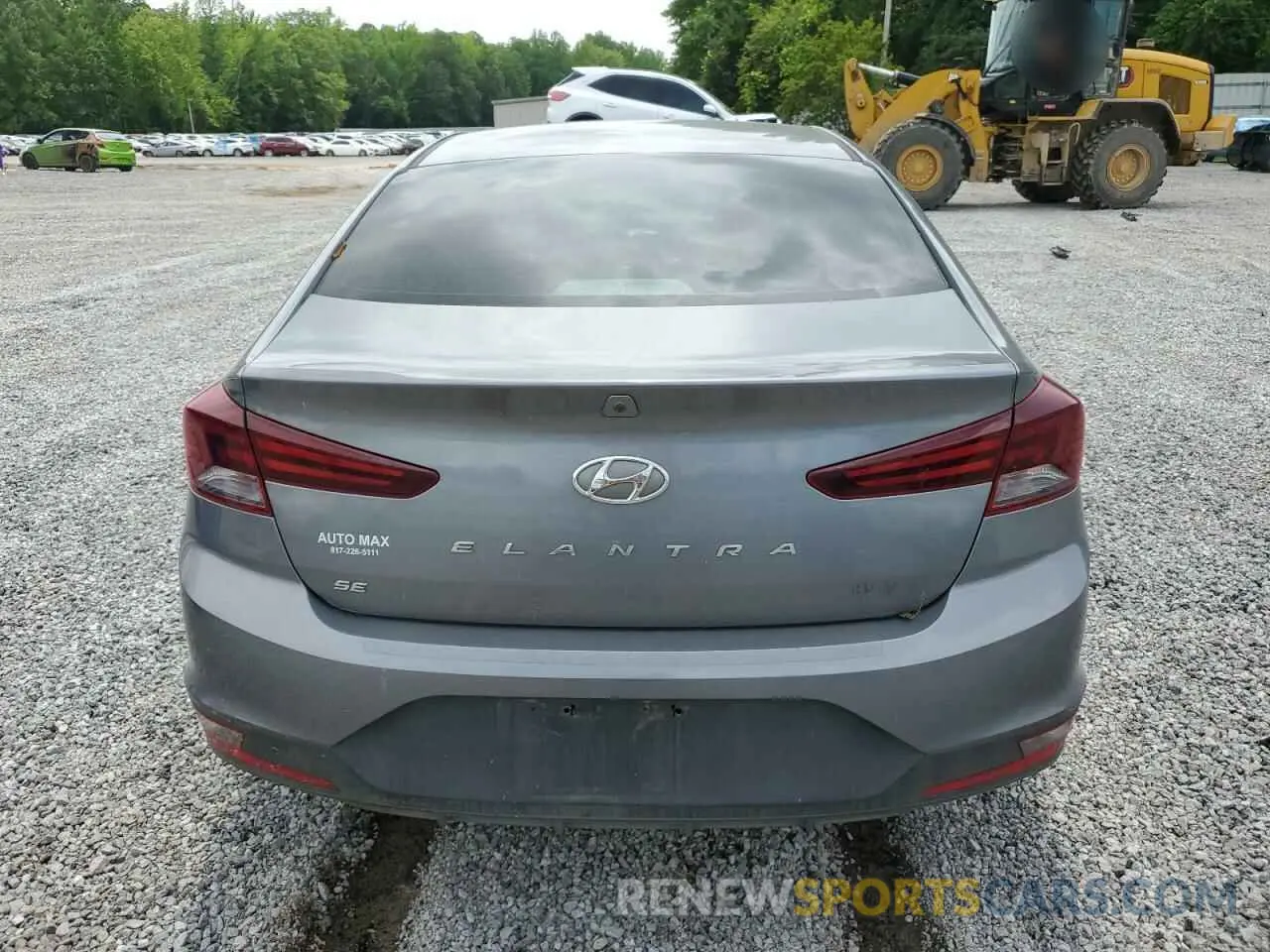 6 Photograph of a damaged car 5NPD74LF8KH461361 HYUNDAI ELANTRA 2019