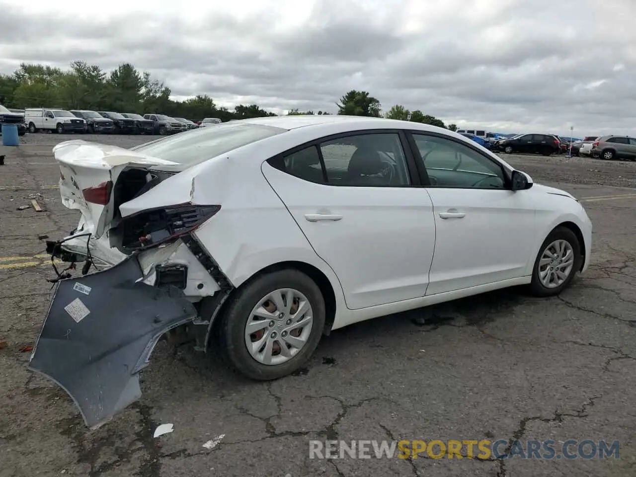 3 Photograph of a damaged car 5NPD74LF8KH477446 HYUNDAI ELANTRA 2019