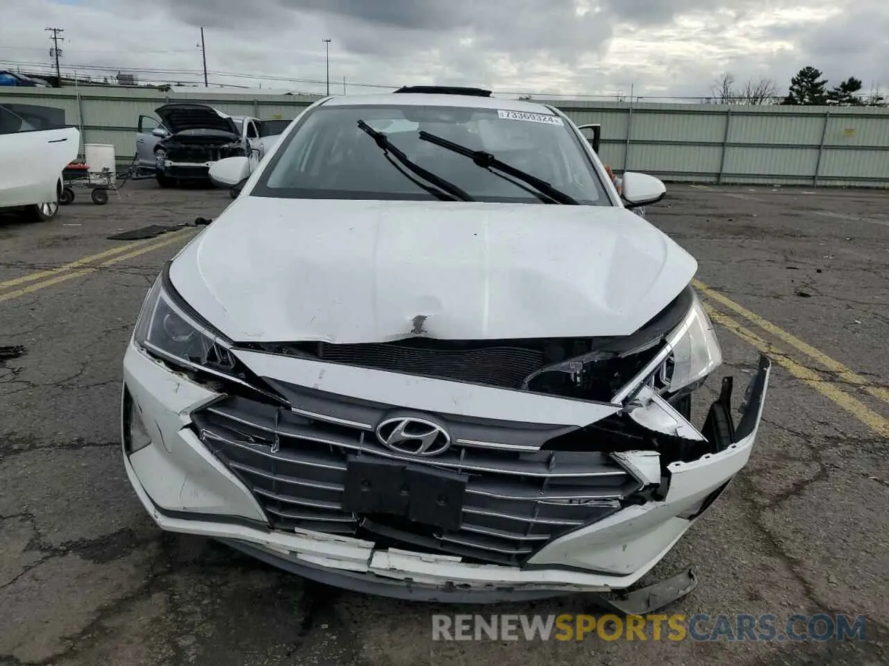 5 Photograph of a damaged car 5NPD74LF8KH477446 HYUNDAI ELANTRA 2019