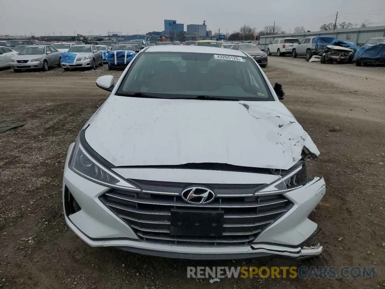 5 Photograph of a damaged car 5NPD74LF8KH491220 HYUNDAI ELANTRA 2019
