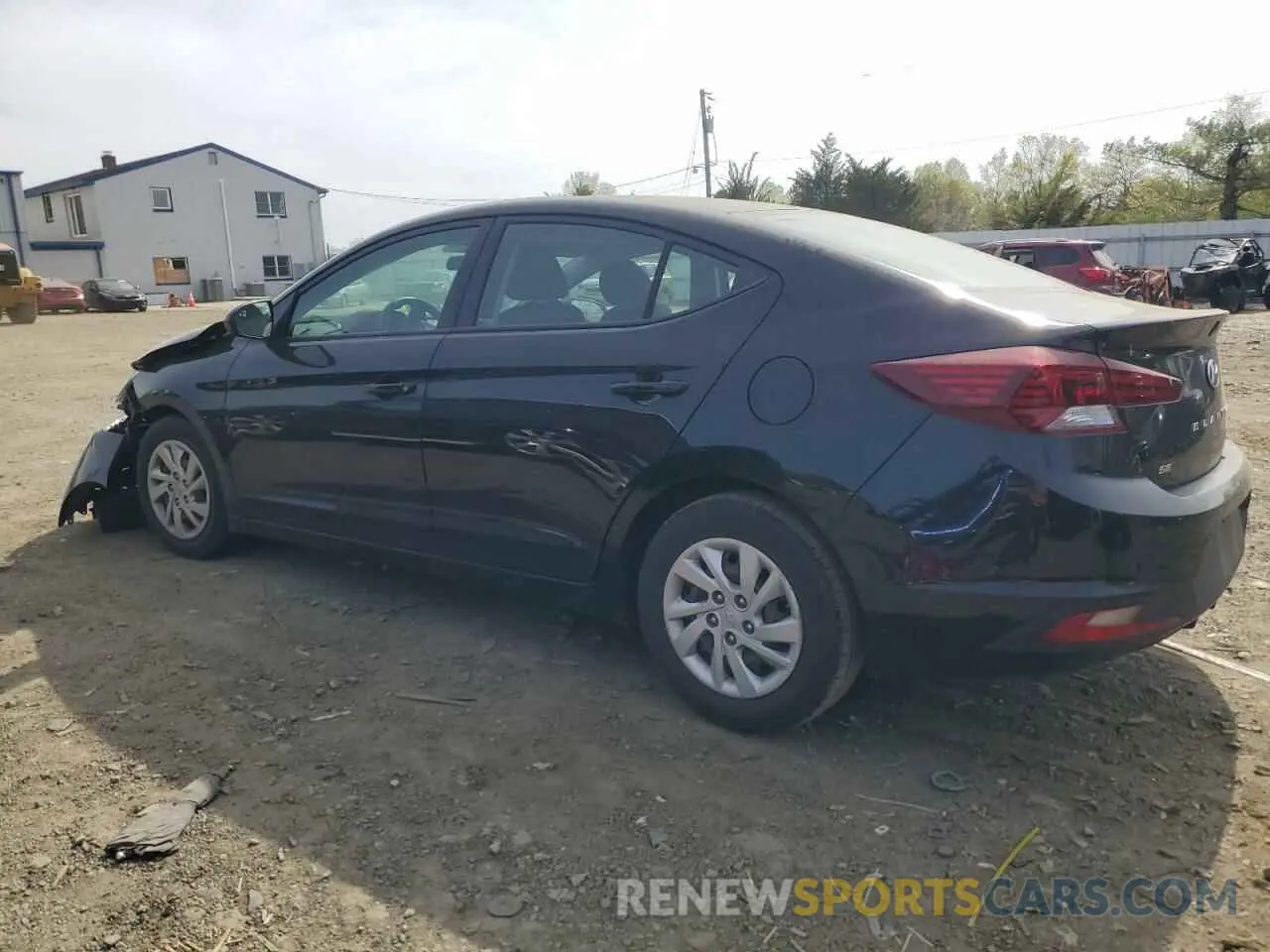 2 Photograph of a damaged car 5NPD74LF9KH435836 HYUNDAI ELANTRA 2019