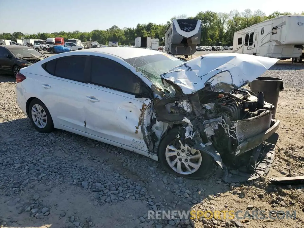 4 Photograph of a damaged car 5NPD74LF9KH451518 HYUNDAI ELANTRA 2019