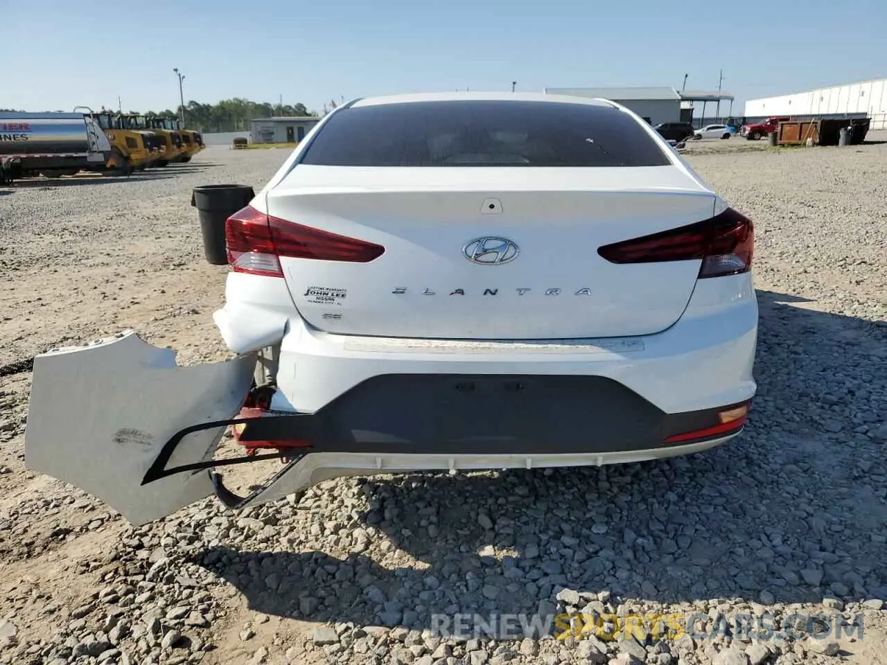 6 Photograph of a damaged car 5NPD74LF9KH451518 HYUNDAI ELANTRA 2019