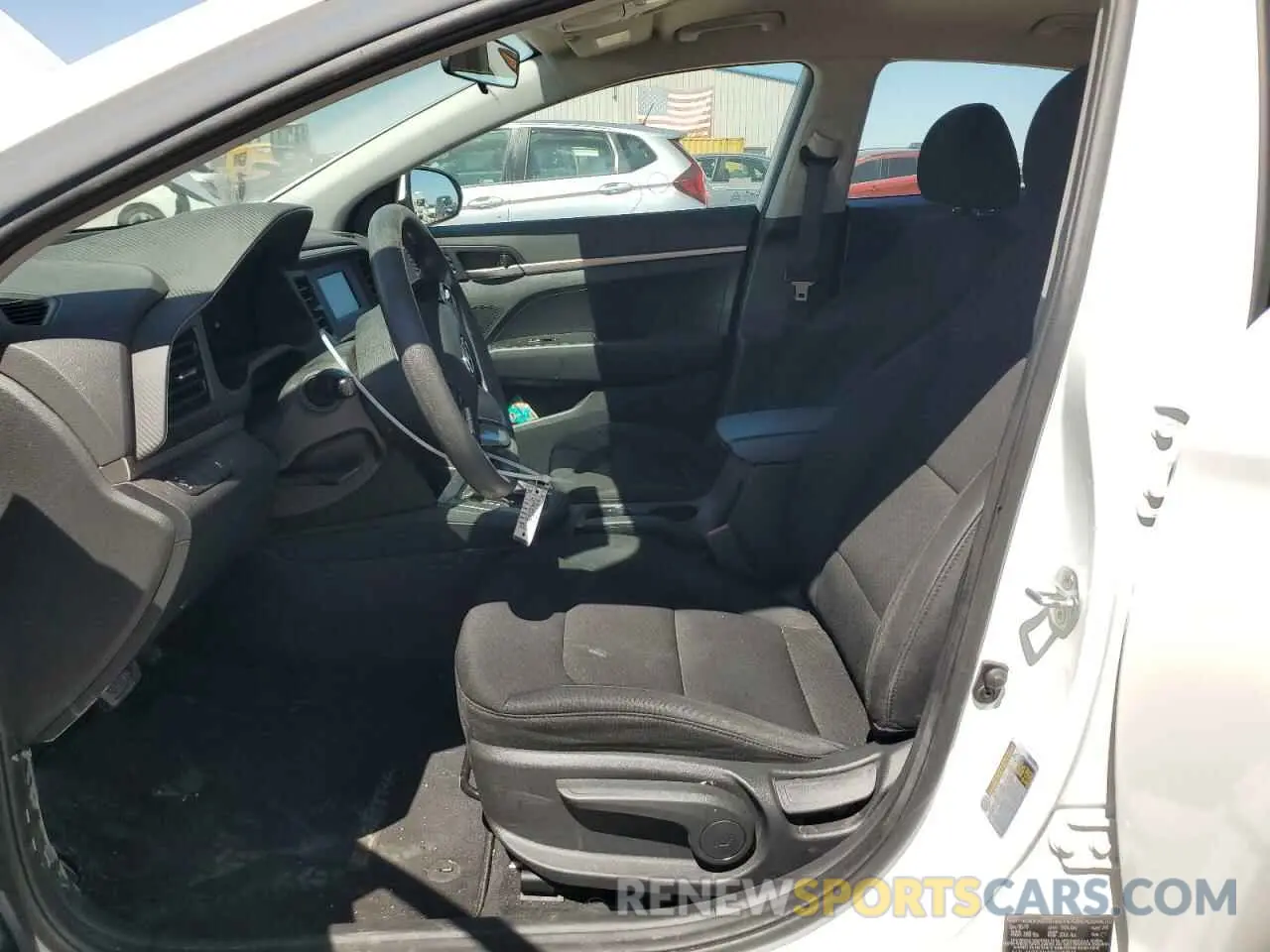 7 Photograph of a damaged car 5NPD74LF9KH457044 HYUNDAI ELANTRA 2019