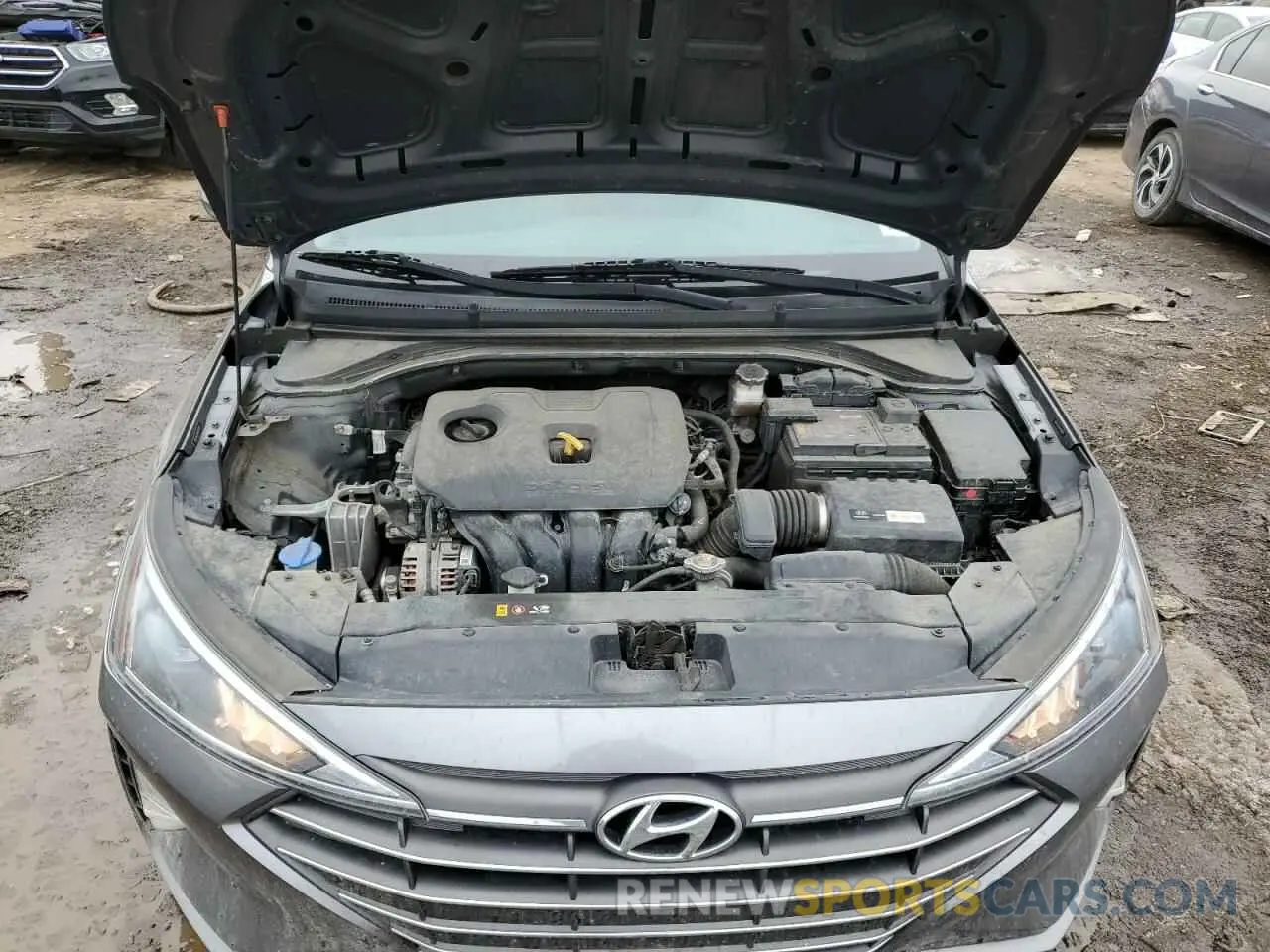 11 Photograph of a damaged car 5NPD74LF9KH460042 HYUNDAI ELANTRA 2019