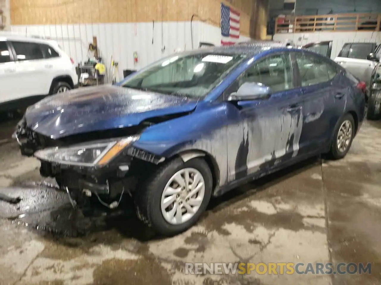 1 Photograph of a damaged car 5NPD74LF9KH469002 HYUNDAI ELANTRA 2019