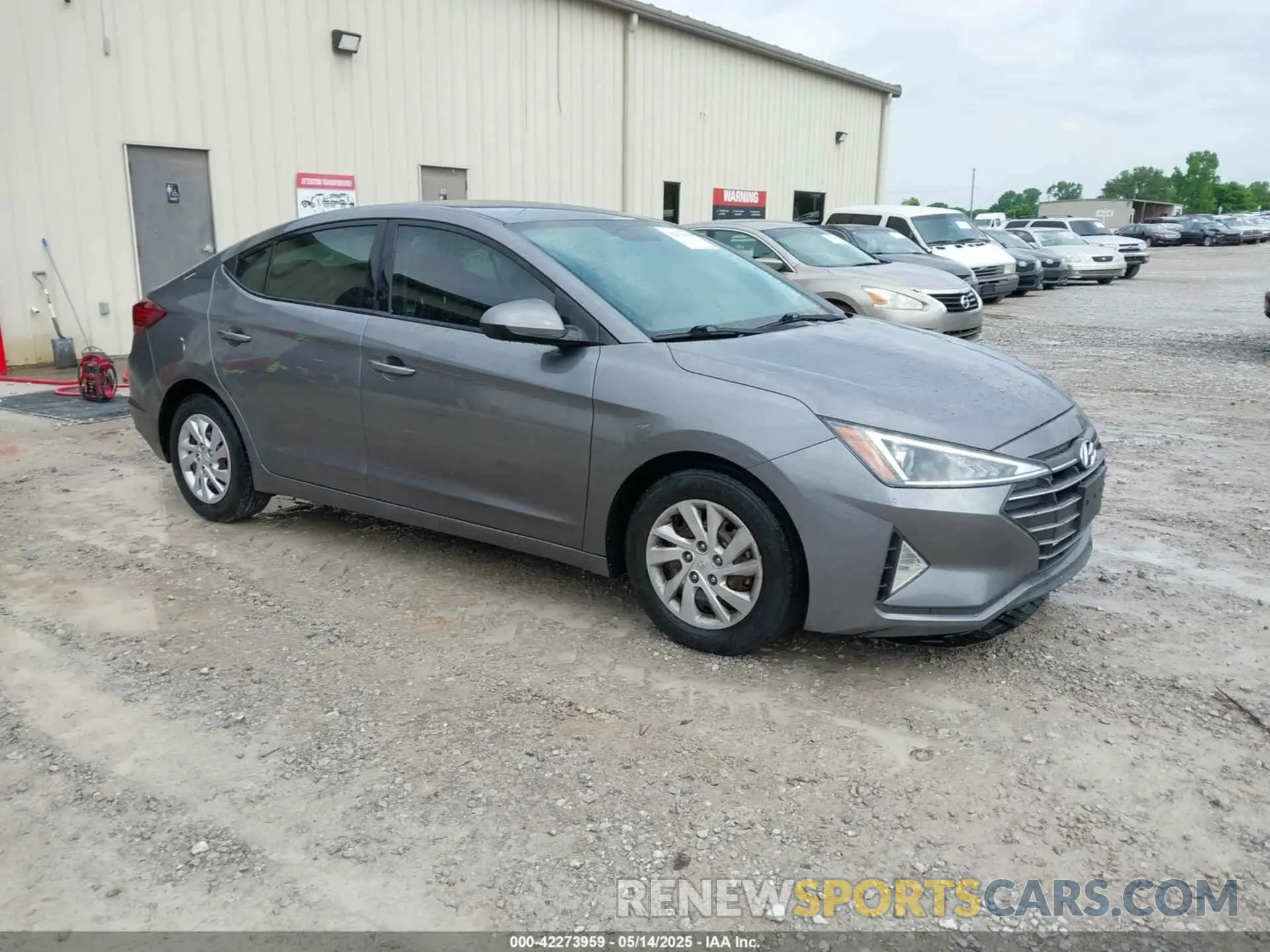 1 Photograph of a damaged car 5NPD74LF9KH474863 HYUNDAI ELANTRA 2019