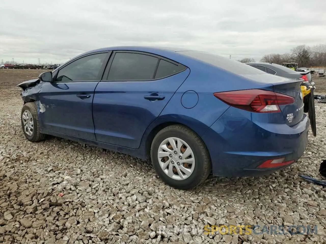 2 Photograph of a damaged car 5NPD74LF9KH485443 HYUNDAI ELANTRA 2019