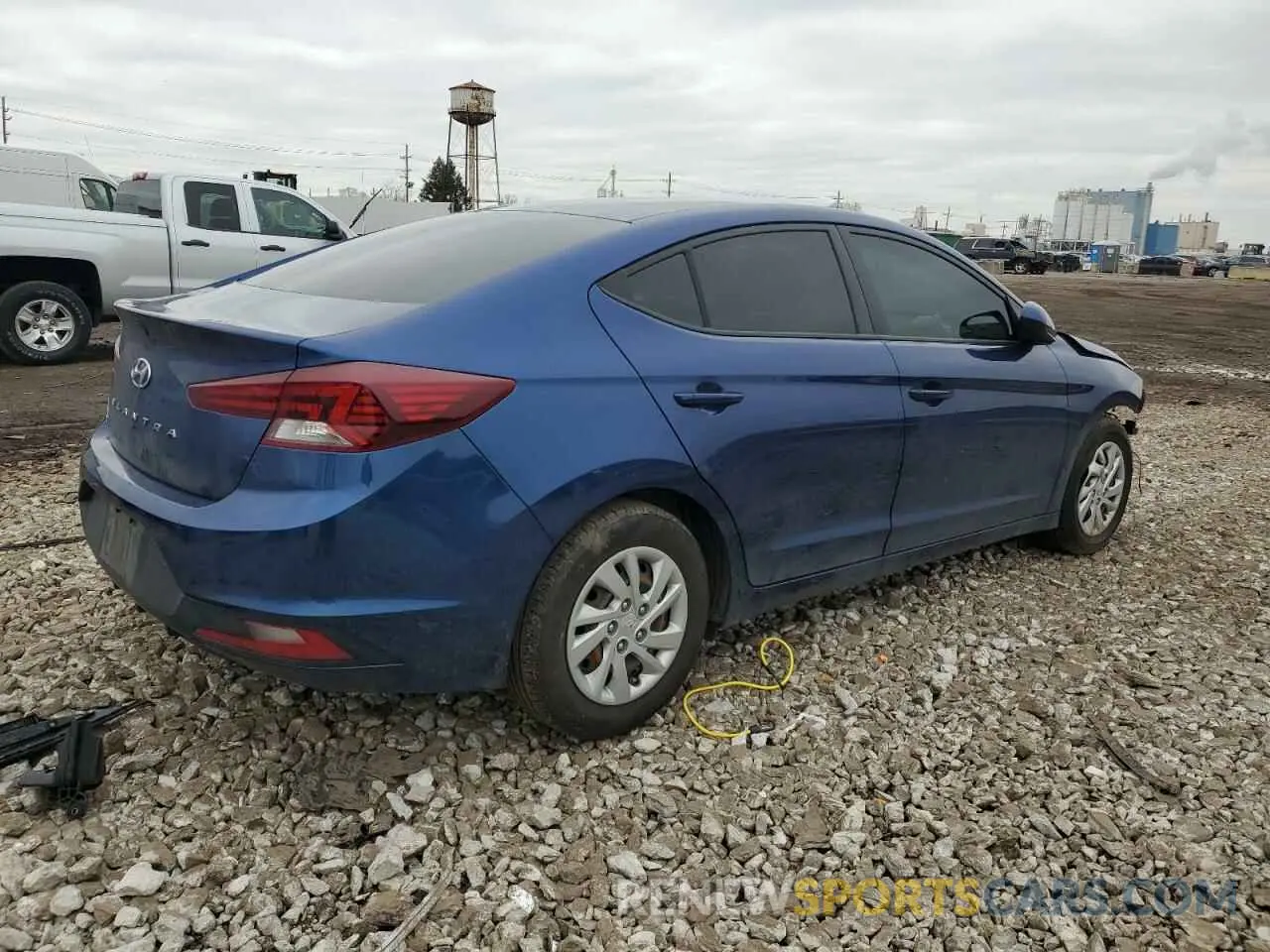3 Photograph of a damaged car 5NPD74LF9KH485443 HYUNDAI ELANTRA 2019