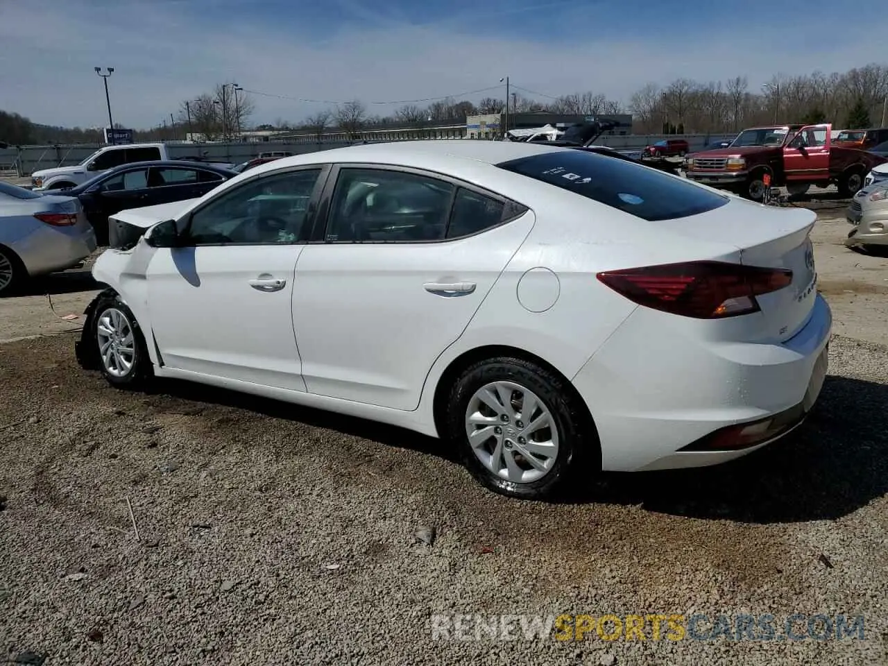 2 Photograph of a damaged car 5NPD74LF9KH486298 HYUNDAI ELANTRA 2019