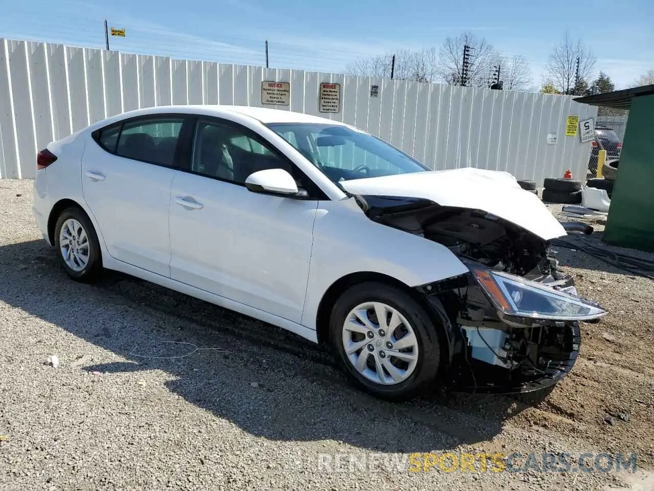 4 Photograph of a damaged car 5NPD74LF9KH486298 HYUNDAI ELANTRA 2019