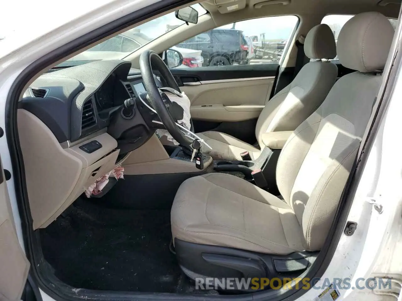 7 Photograph of a damaged car 5NPD74LF9KH487709 HYUNDAI ELANTRA 2019
