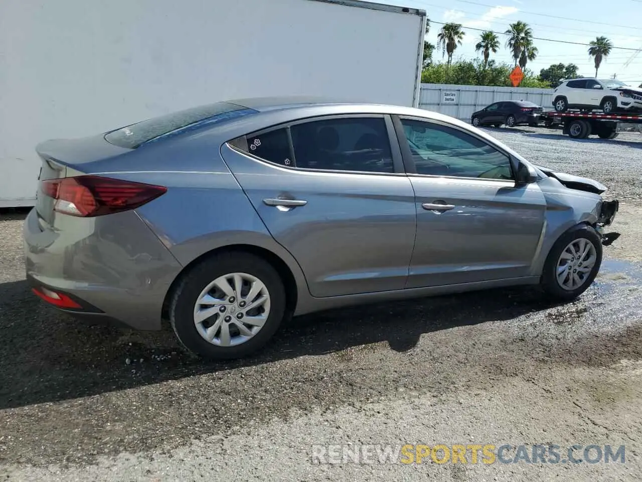 3 Photograph of a damaged car 5NPD74LFXKH410606 HYUNDAI ELANTRA 2019