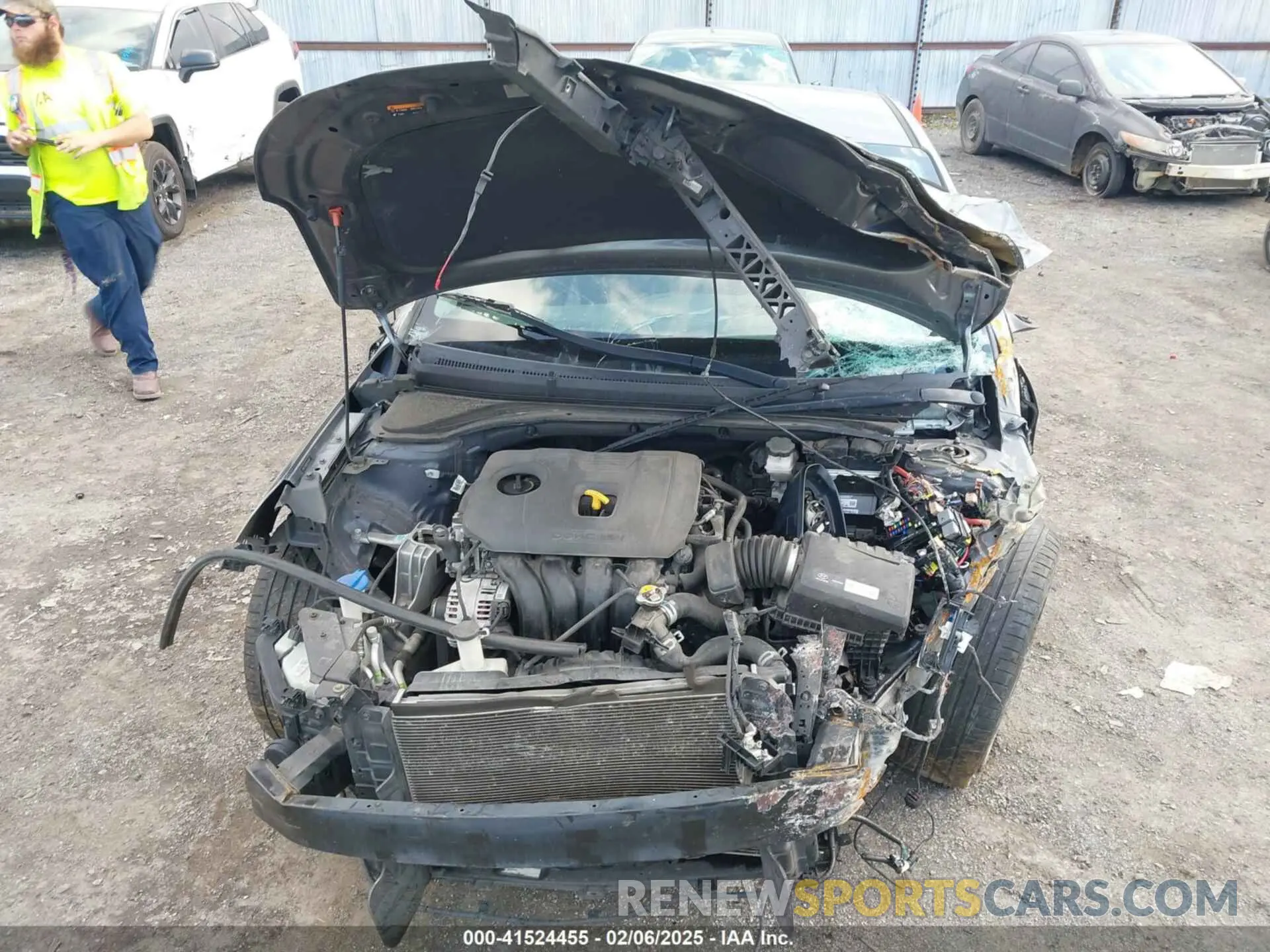 10 Photograph of a damaged car 5NPD74LFXKH416034 HYUNDAI ELANTRA 2019