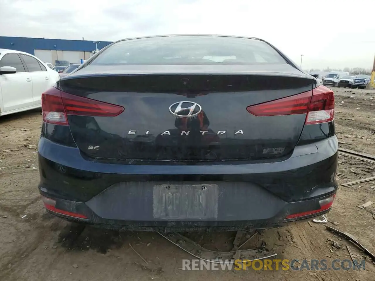 6 Photograph of a damaged car 5NPD74LFXKH429852 HYUNDAI ELANTRA 2019