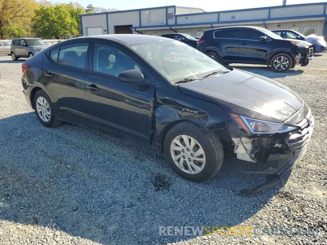 4 Photograph of a damaged car 5NPD74LFXKH431973 HYUNDAI ELANTRA 2019