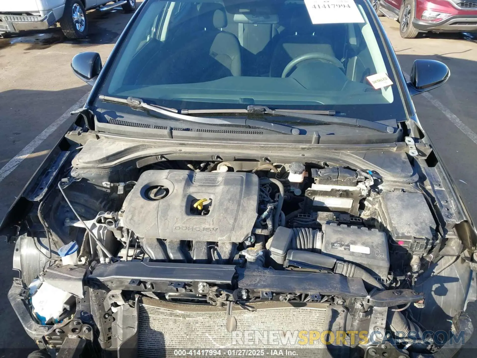 10 Photograph of a damaged car 5NPD74LFXKH432637 HYUNDAI ELANTRA 2019