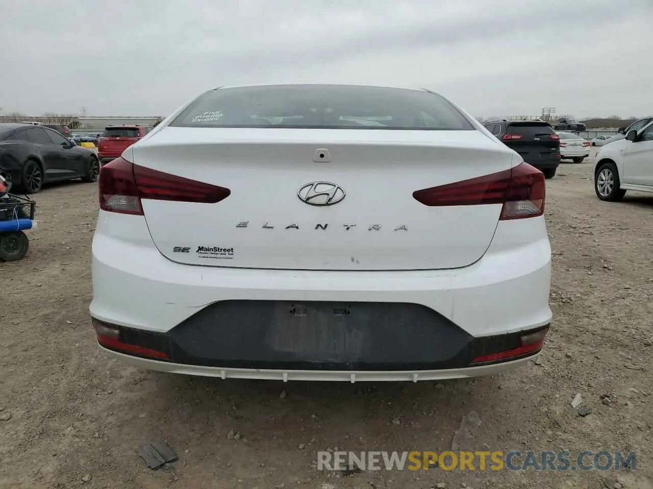 6 Photograph of a damaged car 5NPD74LFXKH438440 HYUNDAI ELANTRA 2019
