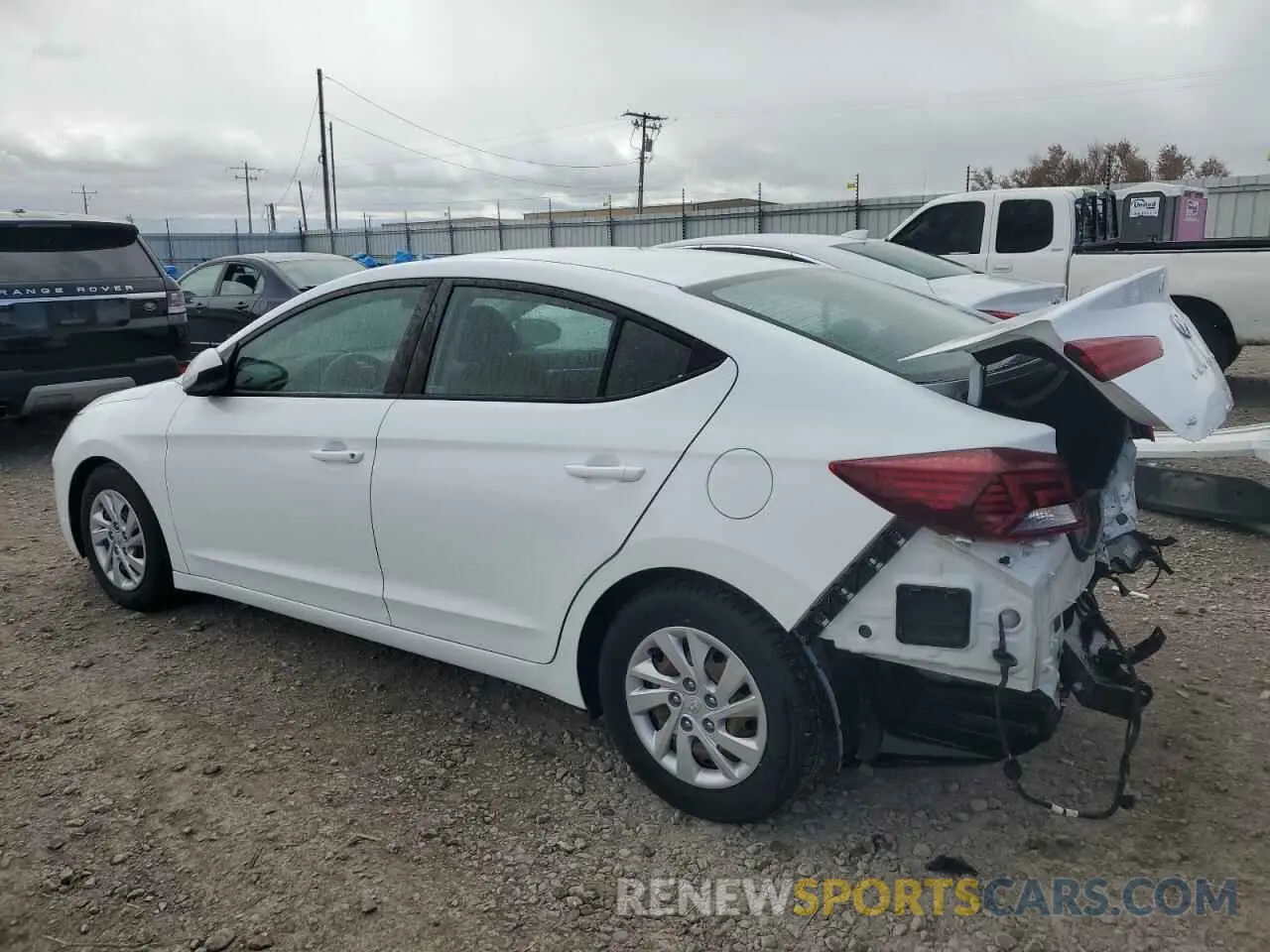 2 Photograph of a damaged car 5NPD74LFXKH443363 HYUNDAI ELANTRA 2019