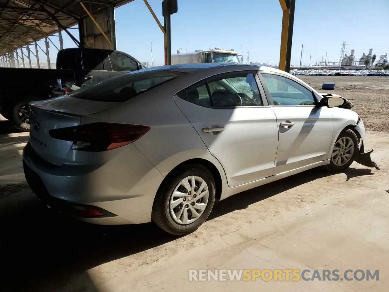 3 Photograph of a damaged car 5NPD74LFXKH457876 HYUNDAI ELANTRA 2019