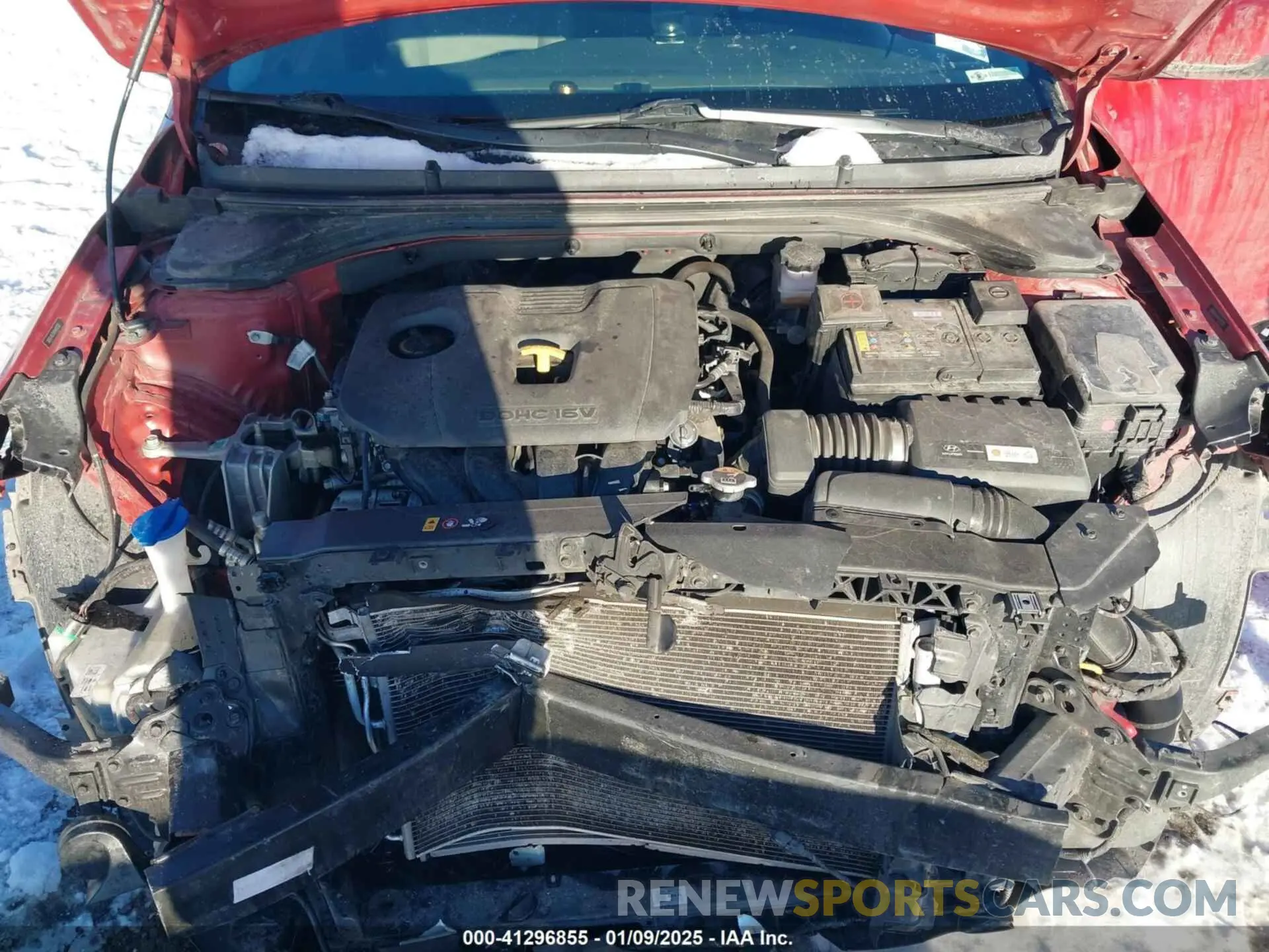 10 Photograph of a damaged car 5NPD74LFXKH493230 HYUNDAI ELANTRA 2019