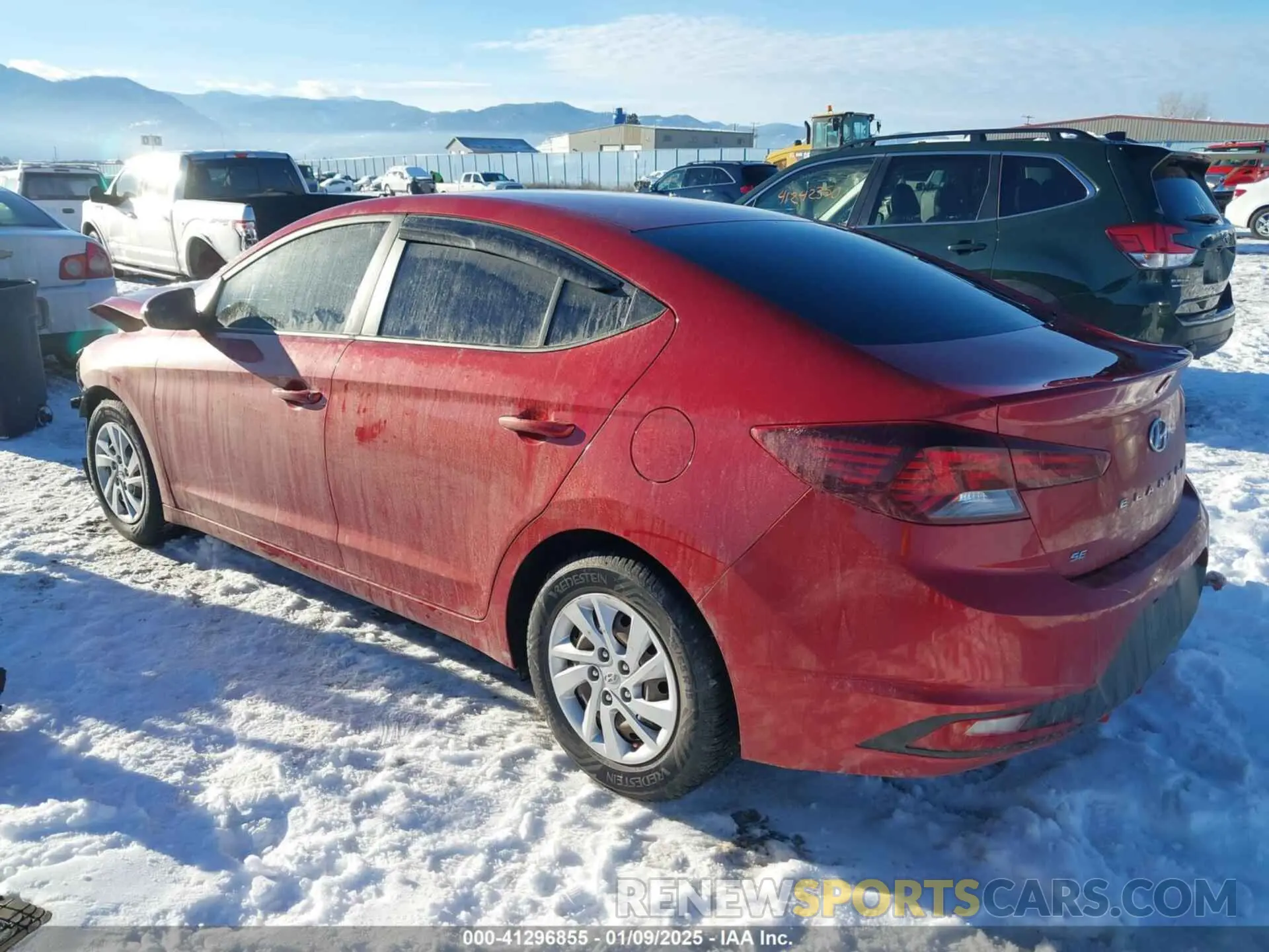3 Photograph of a damaged car 5NPD74LFXKH493230 HYUNDAI ELANTRA 2019