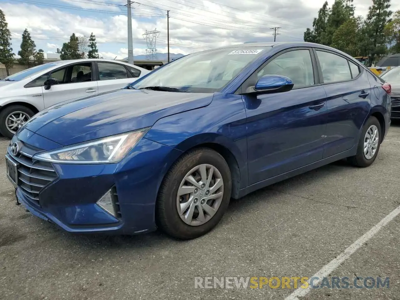1 Photograph of a damaged car 5NPD74LFXKH495222 HYUNDAI ELANTRA 2019