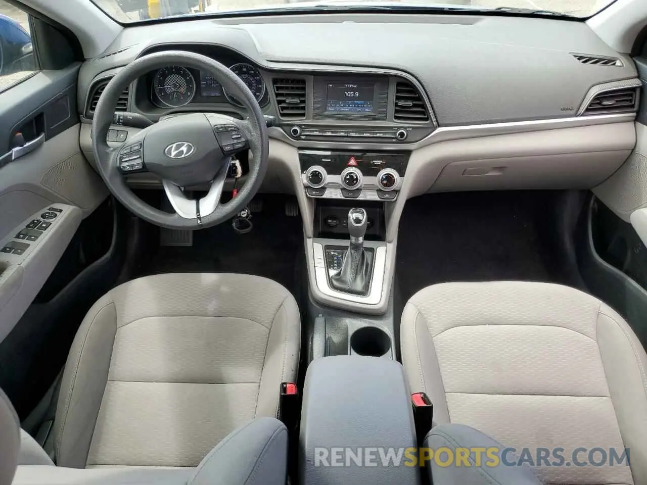 8 Photograph of a damaged car 5NPD74LFXKH495222 HYUNDAI ELANTRA 2019