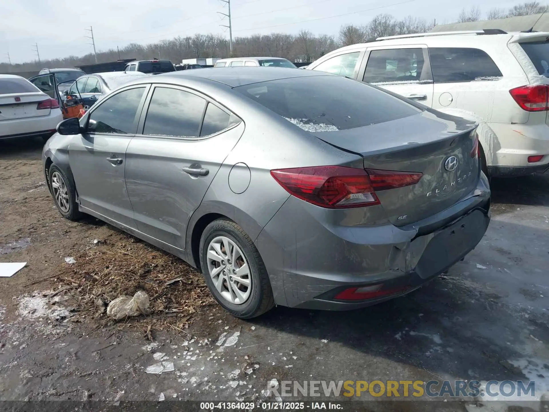 3 Photograph of a damaged car 5NPD74LFXKH497441 HYUNDAI ELANTRA 2019
