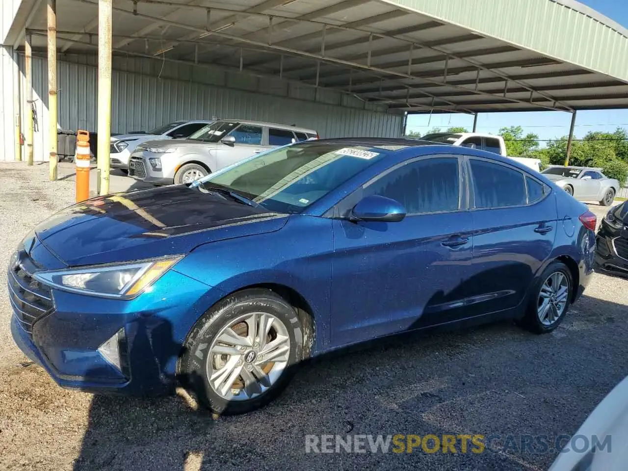 1 Photograph of a damaged car 5NPD84LF0KH411910 HYUNDAI ELANTRA 2019