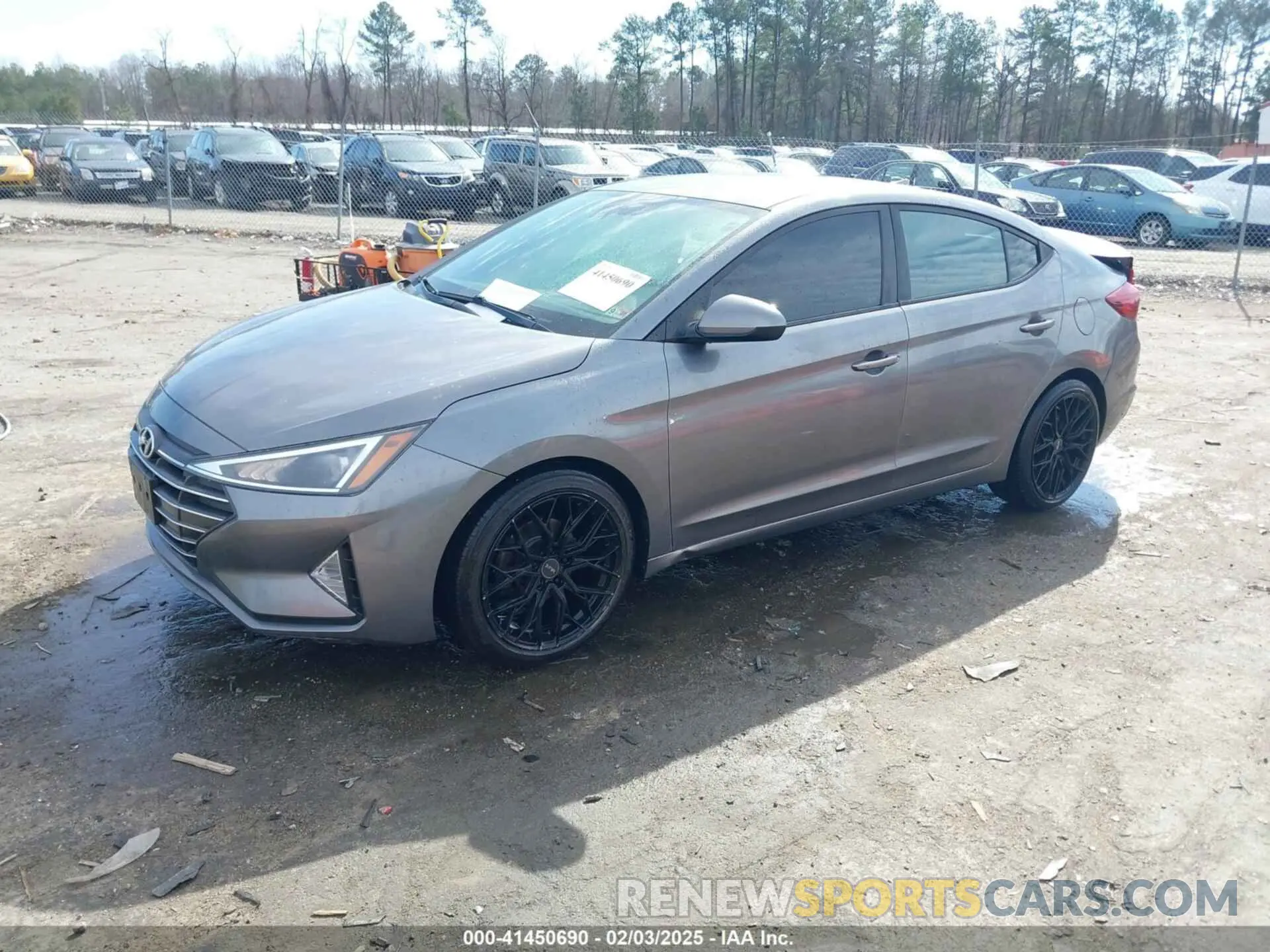 2 Photograph of a damaged car 5NPD84LF0KH420557 HYUNDAI ELANTRA 2019