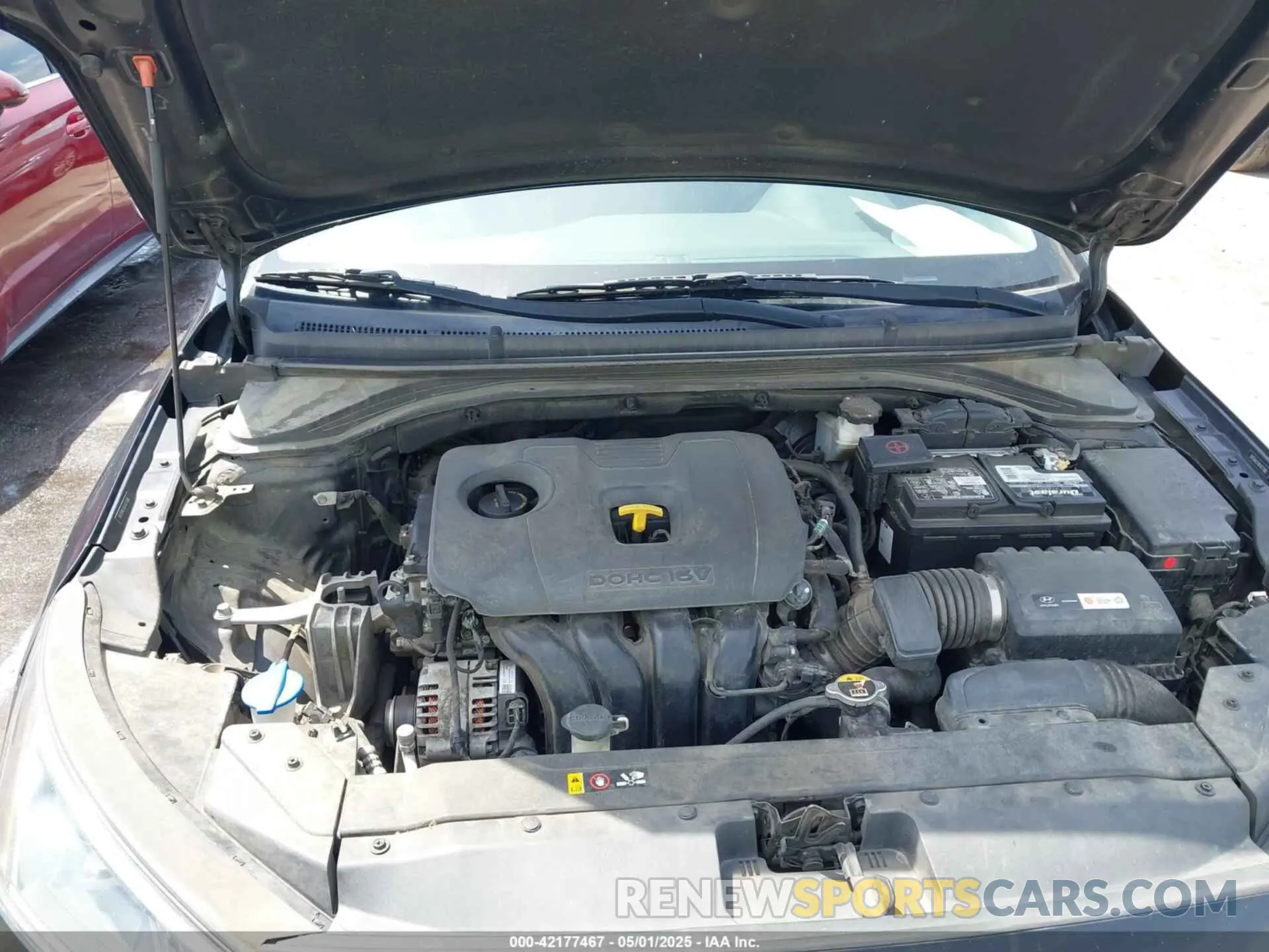 10 Photograph of a damaged car 5NPD84LF0KH427086 HYUNDAI ELANTRA 2019