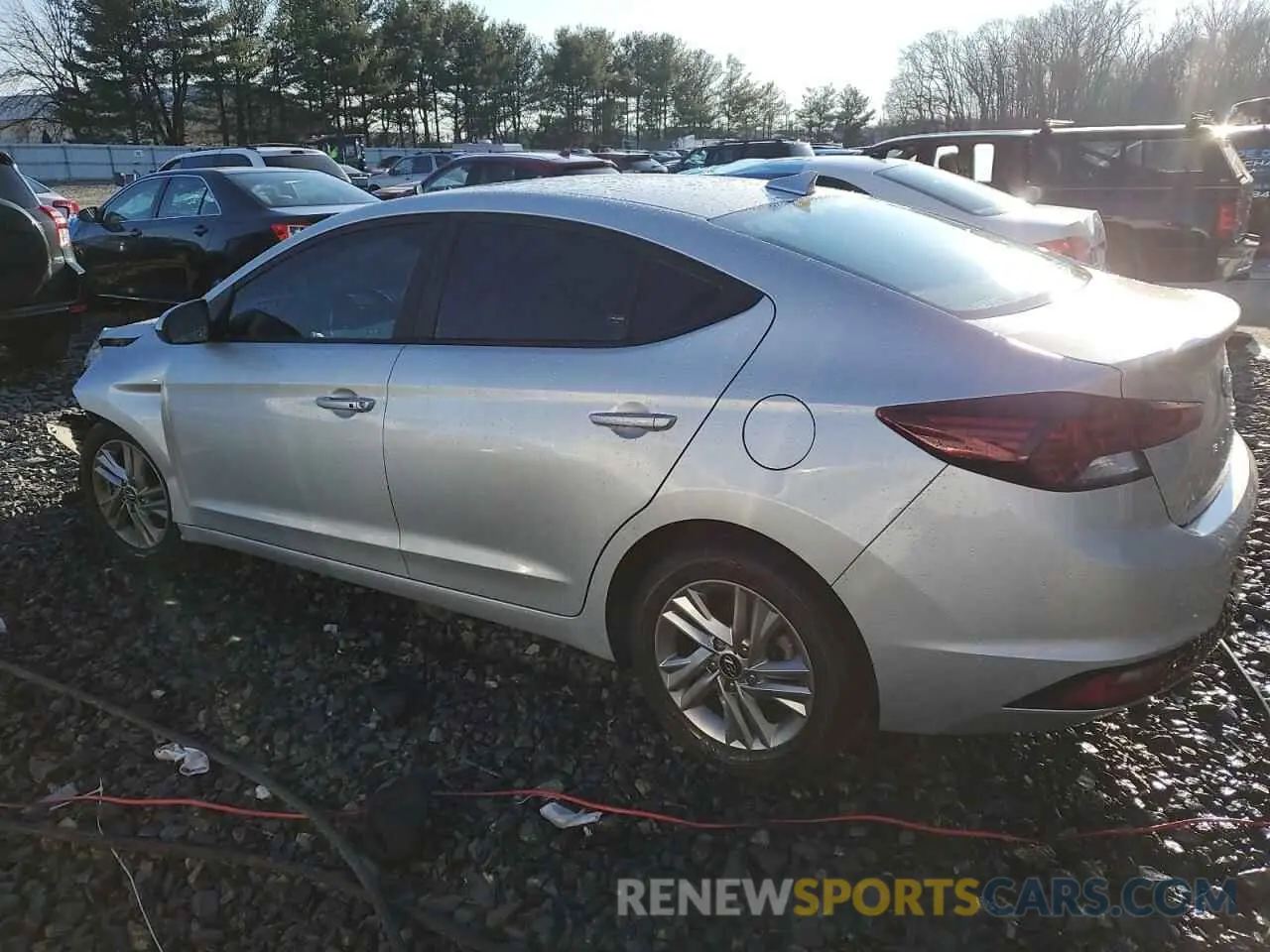 2 Photograph of a damaged car 5NPD84LF0KH436080 HYUNDAI ELANTRA 2019