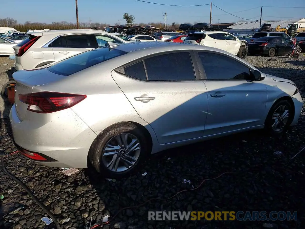 3 Photograph of a damaged car 5NPD84LF0KH436080 HYUNDAI ELANTRA 2019