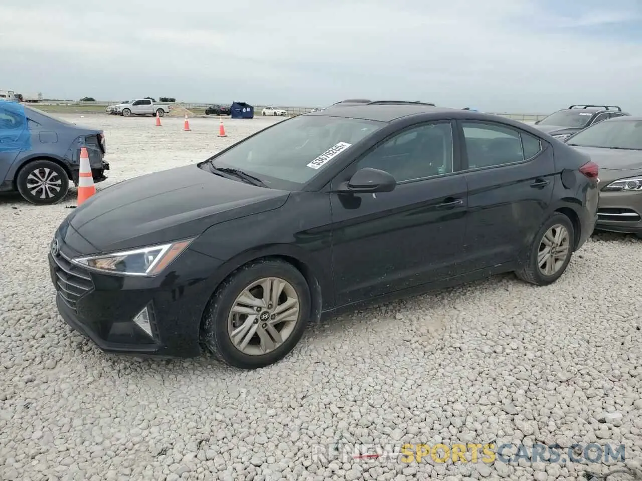 1 Photograph of a damaged car 5NPD84LF0KH439223 HYUNDAI ELANTRA 2019