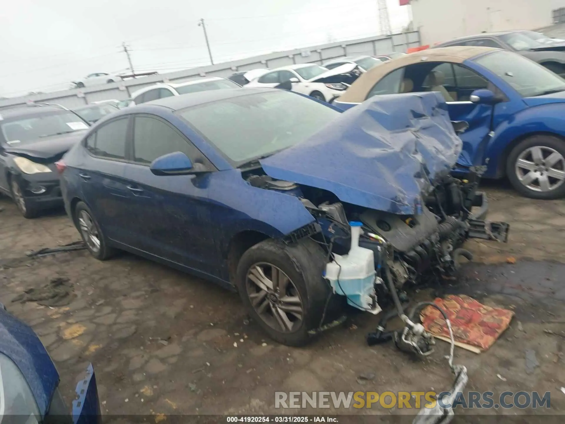 1 Photograph of a damaged car 5NPD84LF0KH439822 HYUNDAI ELANTRA 2019