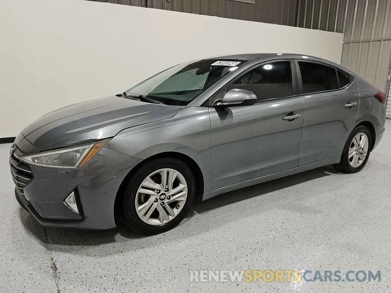 1 Photograph of a damaged car 5NPD84LF0KH440016 HYUNDAI ELANTRA 2019